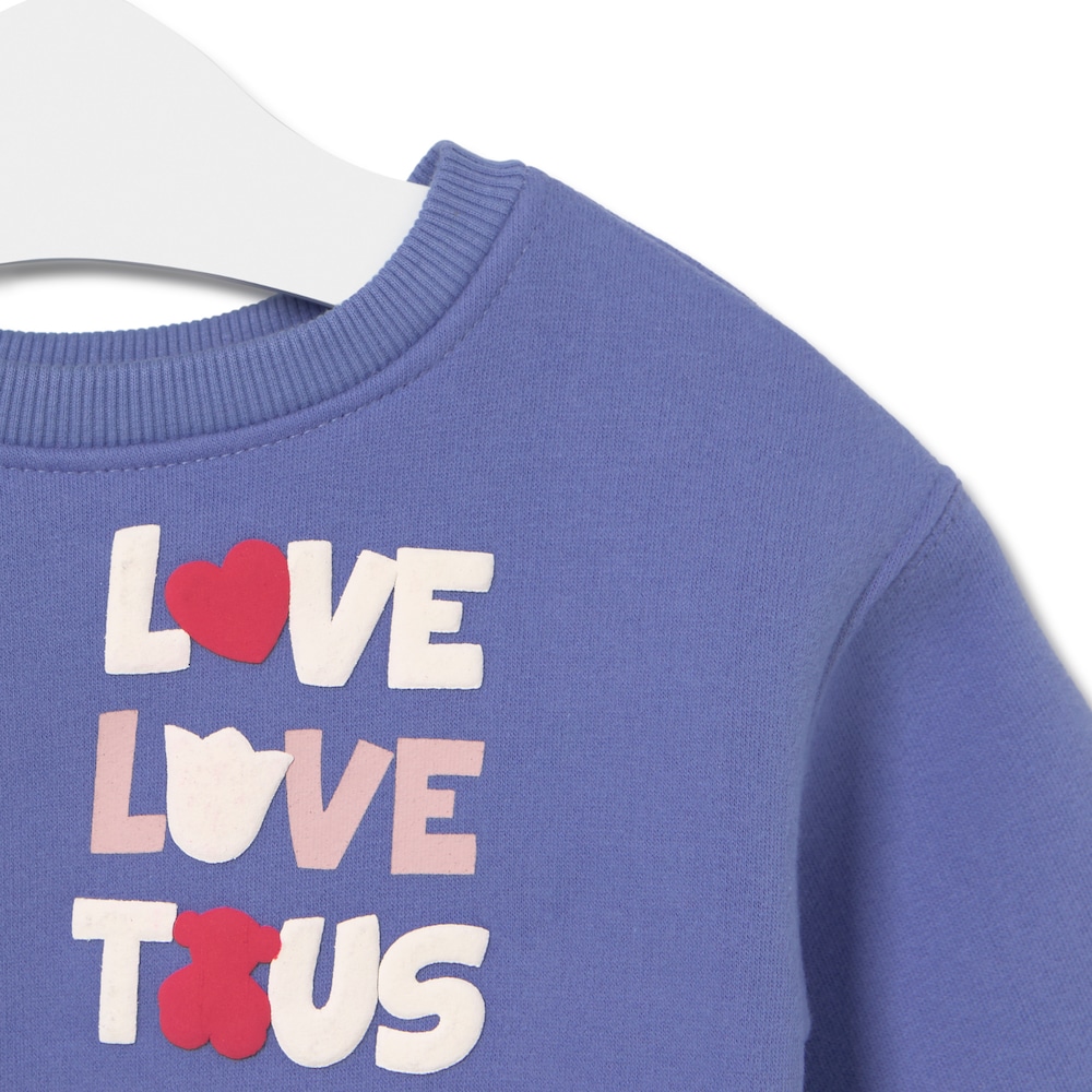 Sudadera LOVE TOUS Casual lila