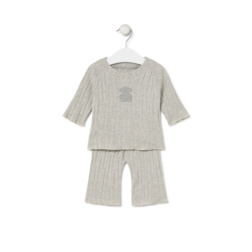 Conjunto de bebé Mini gris
