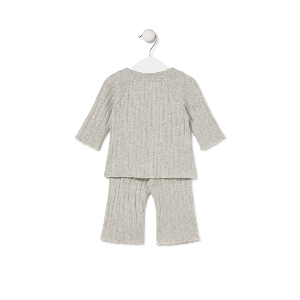 Baby outfit in Mini grey