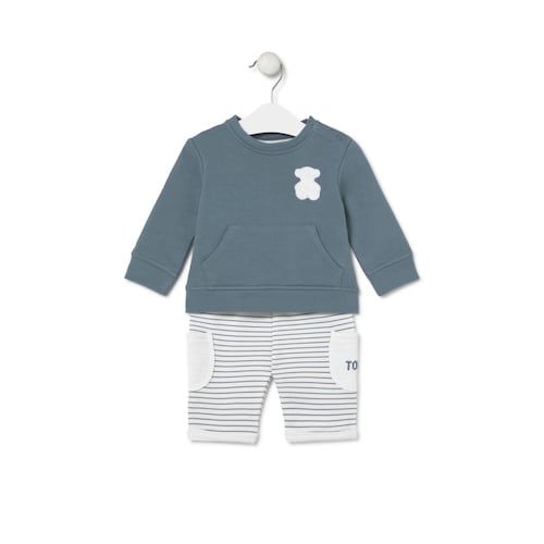Conjunto de bebé Soft marino