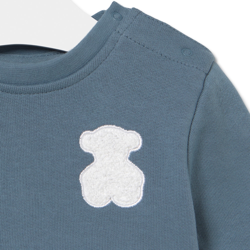 Baby set in Soft navy blue