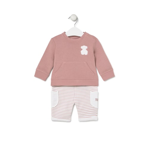 Baby set in Soft pink