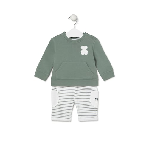 Conjunto de bebé Soft verde