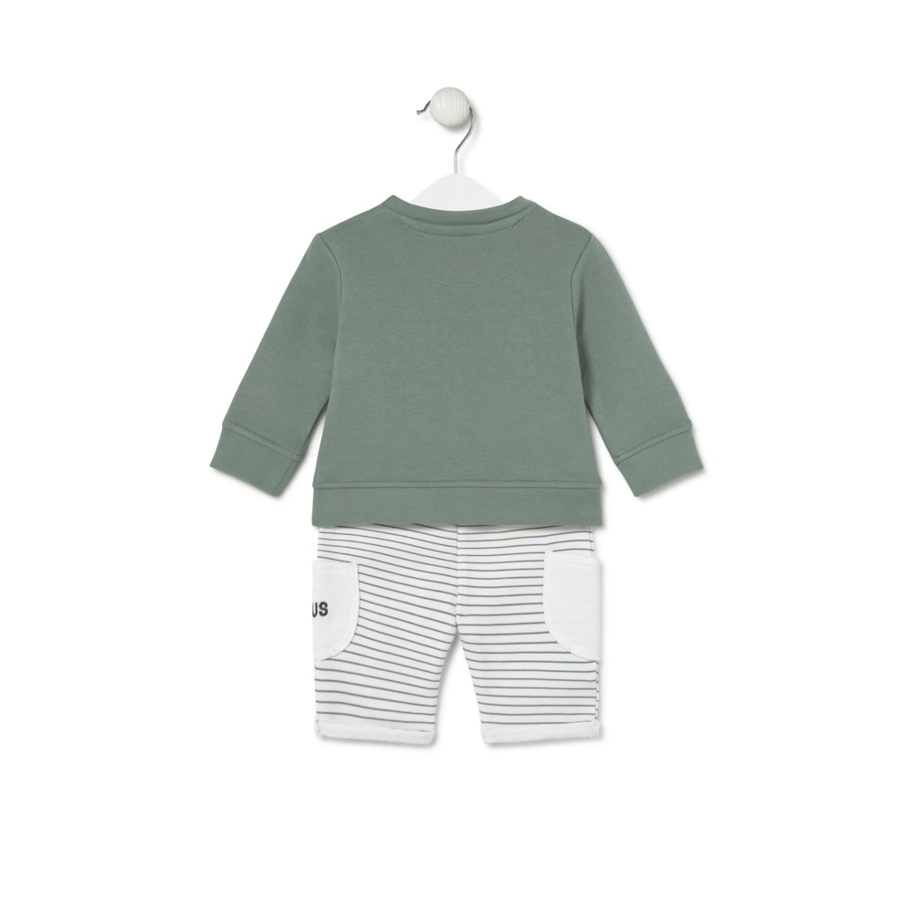 Baby set in Soft green