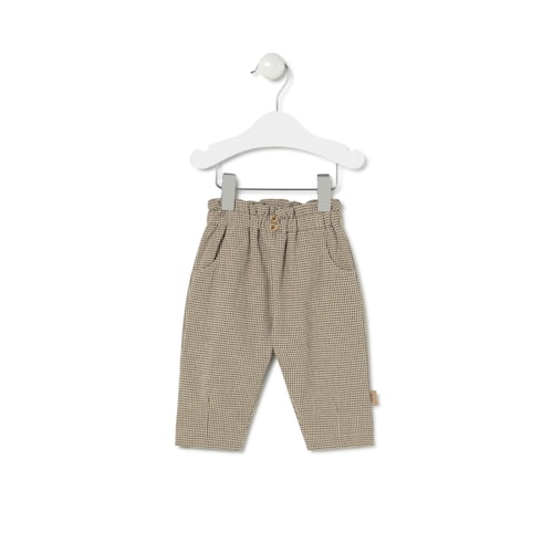 Conjunto de niña Brown crudo