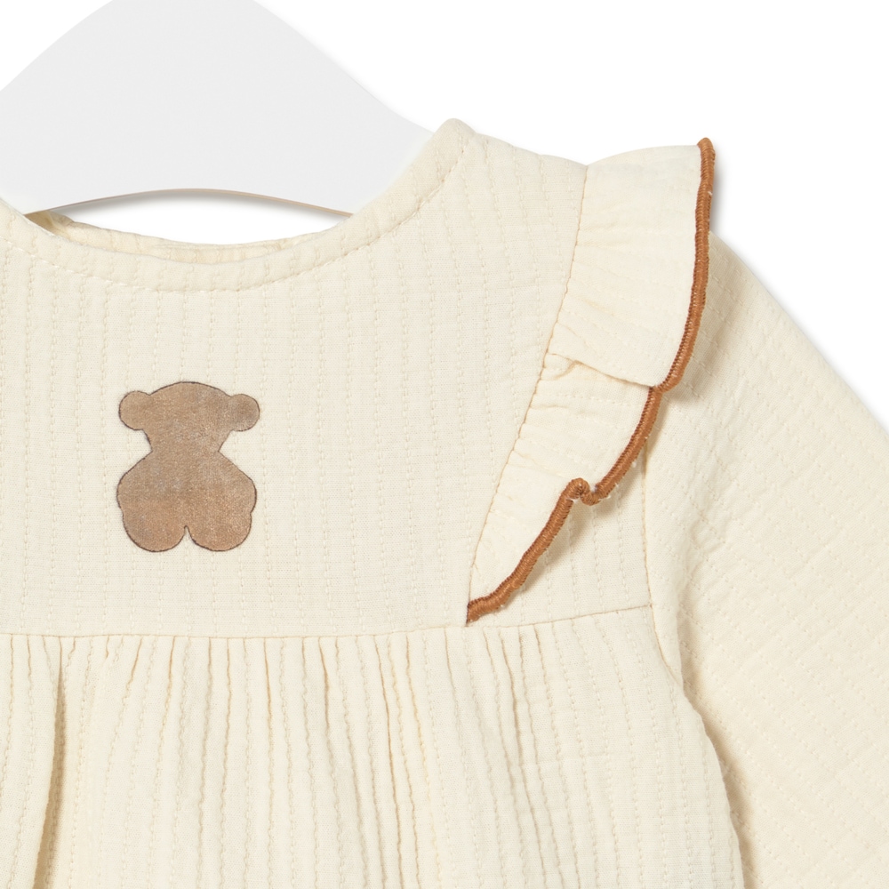 Conjunto de ni&ntilde;a Brown crudo