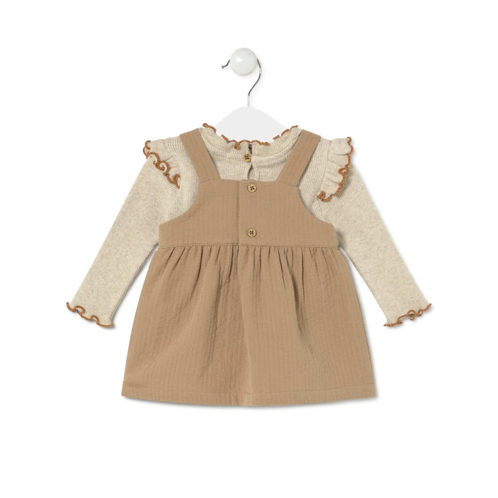 Conjunto de ni&ntilde;a Brown Beige