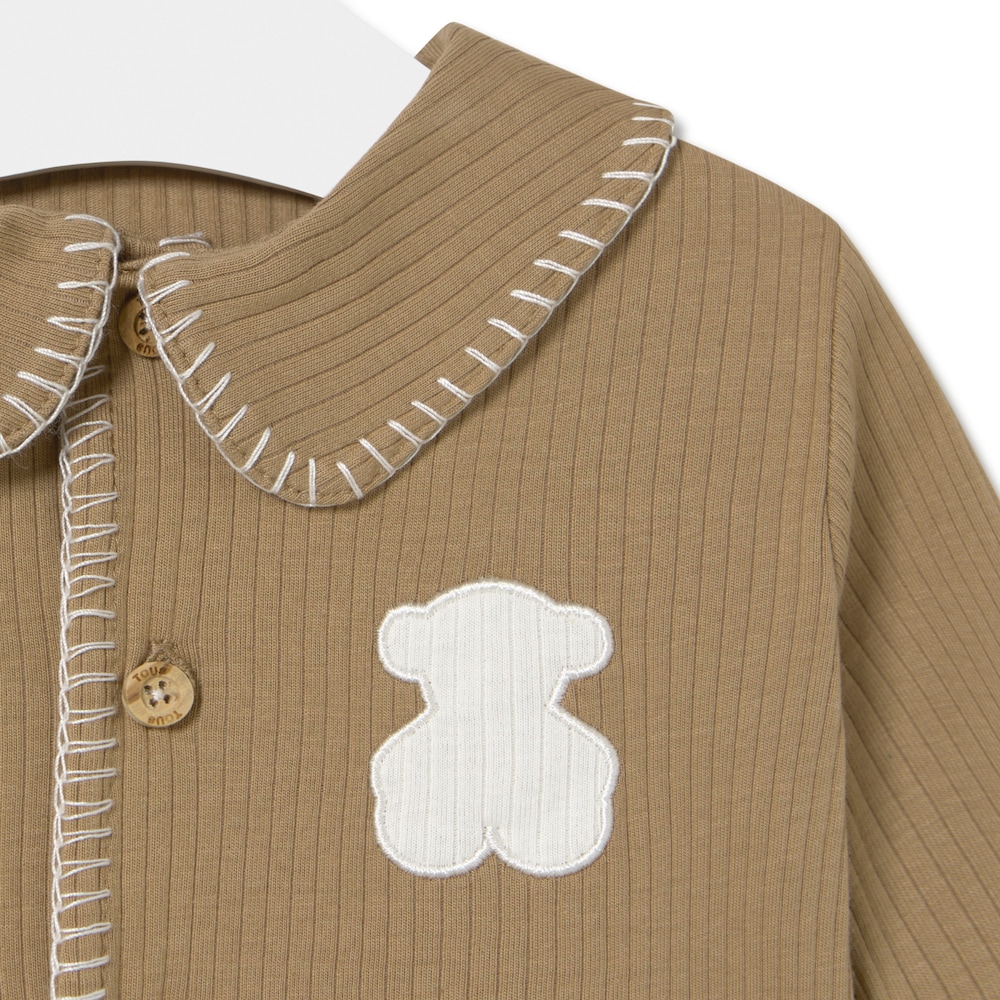 Baby girl's outfit in Cosmic ecru