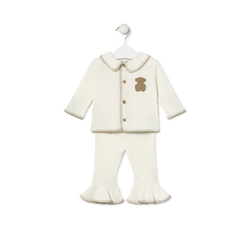 Baby girl's outfit in Cosmic ecru image number 0