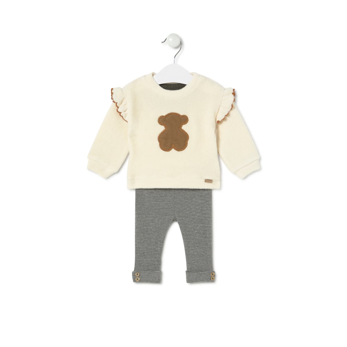 Tous - Conjunto De Niña Garnet Rosa - Crudo