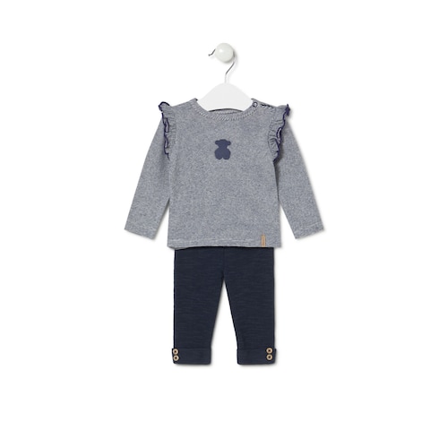 Girls outfit in Marine navy blue