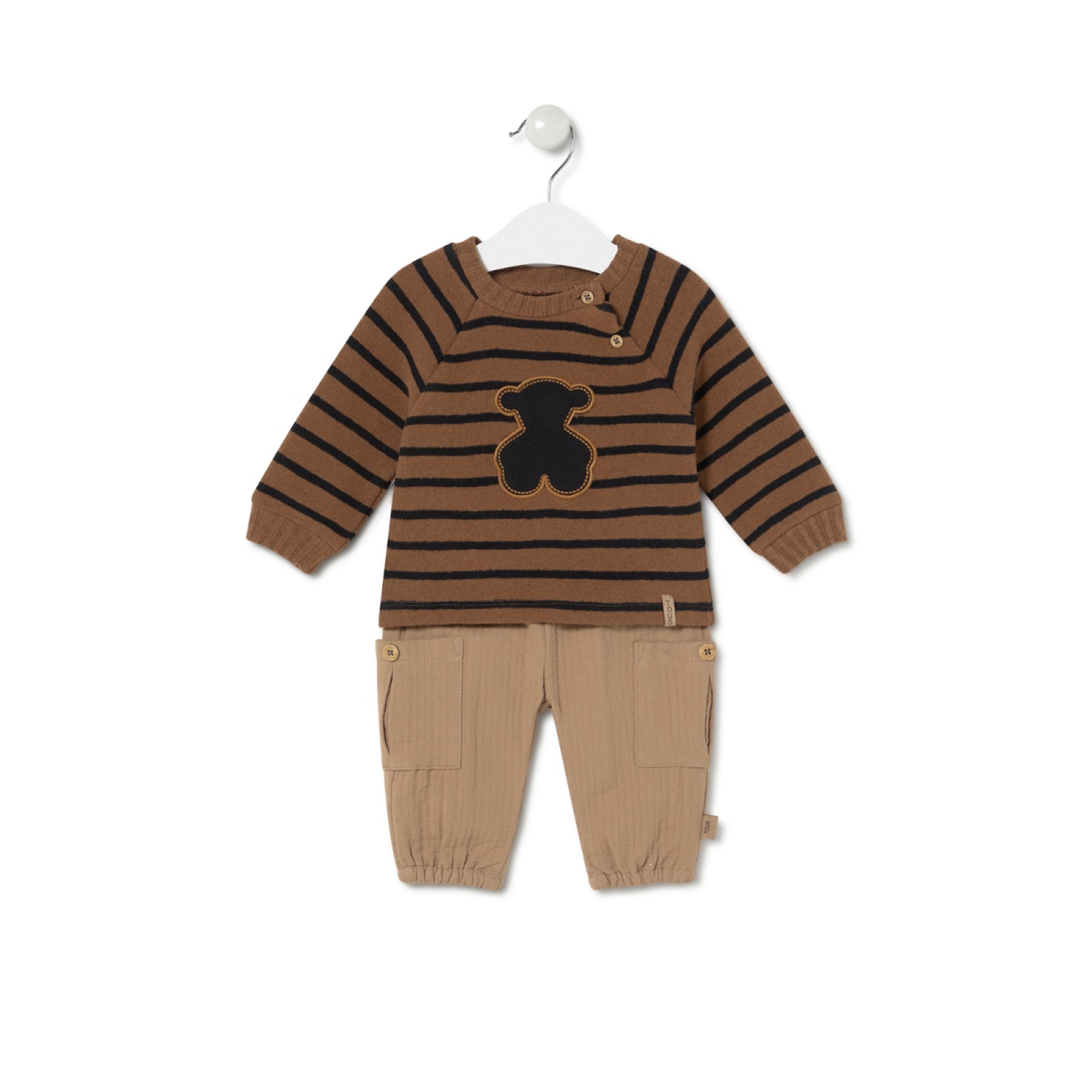 Tous - Conjunto De Niño Brown Crudo - Beige
