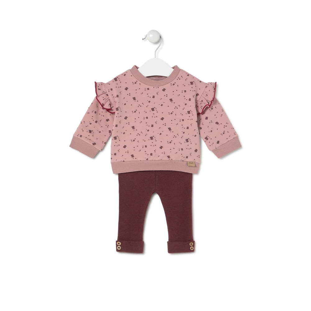 Conjunto de ni&ntilde;a Garnet rosa