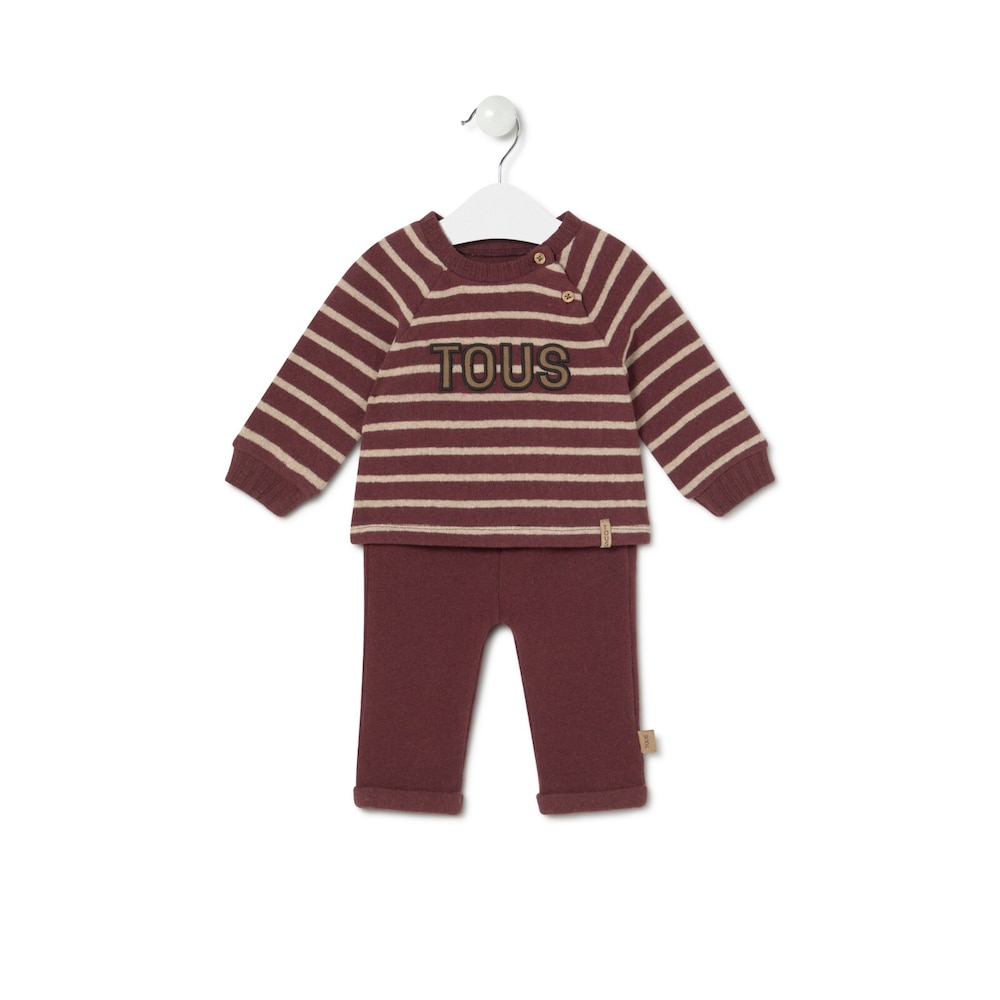 Boys outfit in Garnet maroon