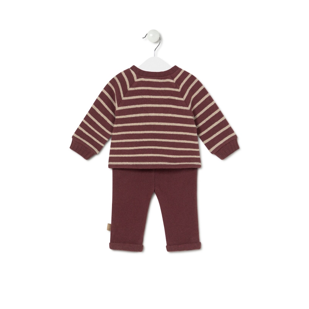 Boys outfit in Garnet maroon