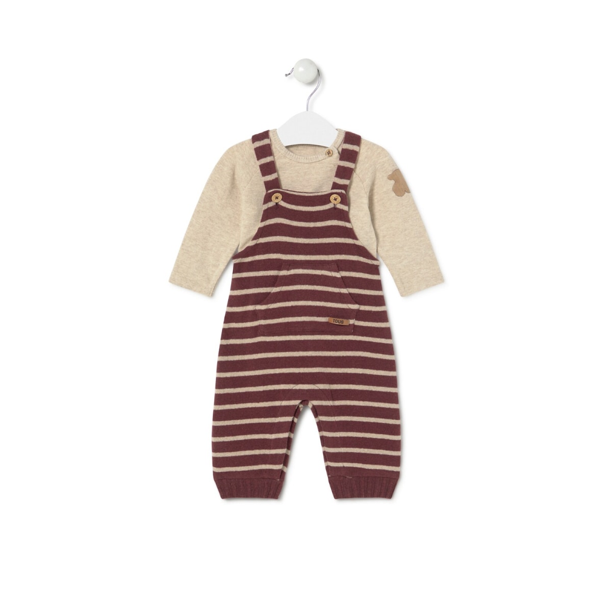 Tous - Conjunto De Menino Garnet Grená - Maroon