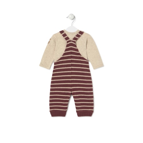 Conjunto de niño Garnet granate