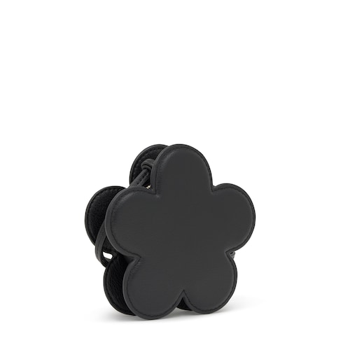 Monedero negro TOUS Motifs Daisy Studs