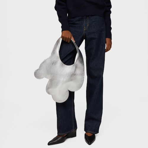 Shoppingtasche TOUS Motifs Bear in der Farbe Silber