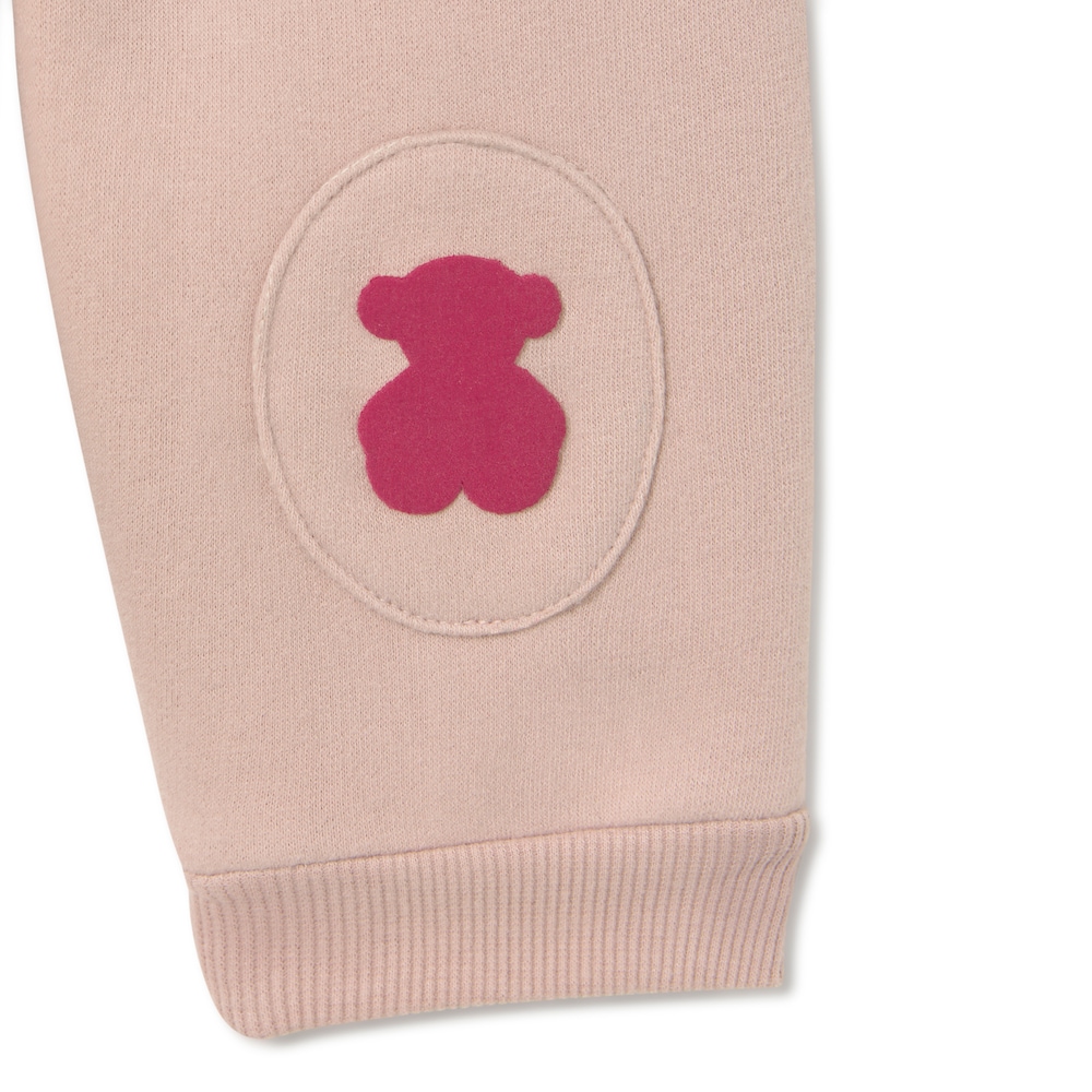 Joggers with bears in Casual pink