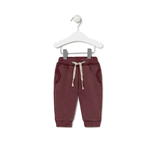 Pantalón deportivo Casual granate