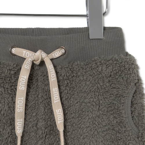 Pantalón deportivo de pelo Casual gris