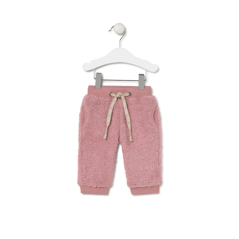 Fleece joggers in Casual pink
