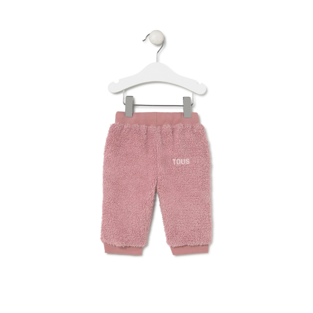 Fleece joggers in Casual pink
