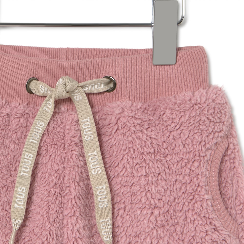 Fleece joggers in Casual pink