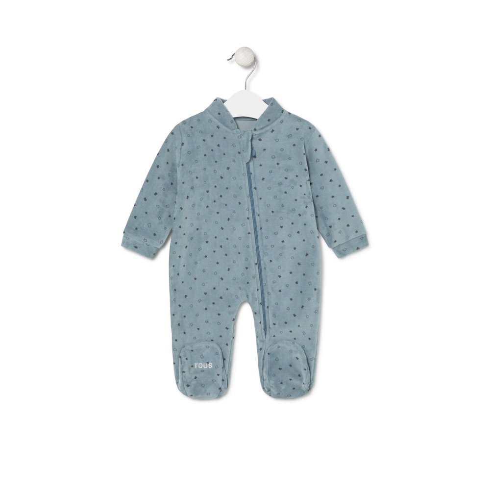 Baby pyjamas in Mini sky blue