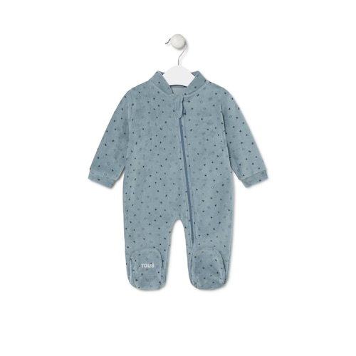 Baby pyjamas in Mini sky blue