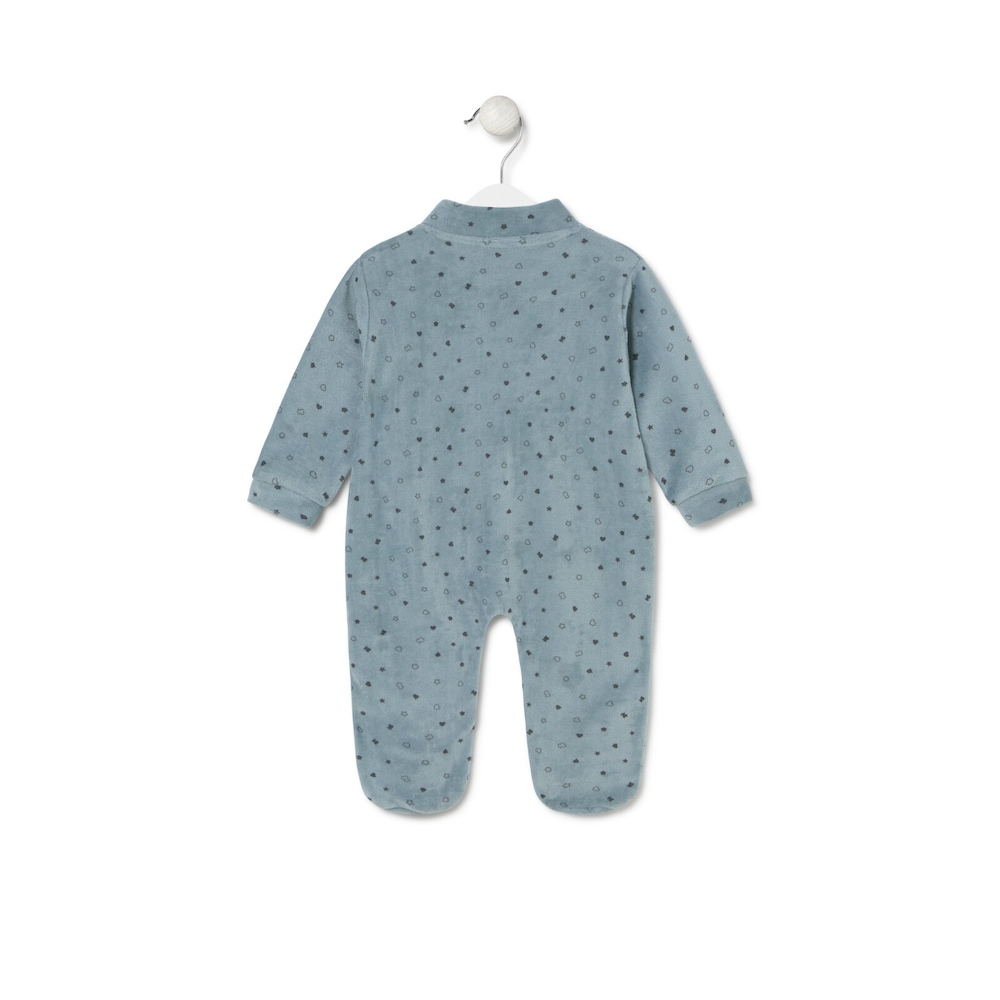 Baby pyjamas in Mini sky blue