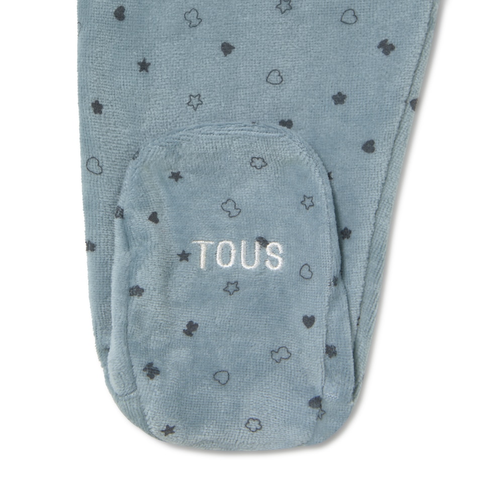 Baby pyjamas in Mini sky blue