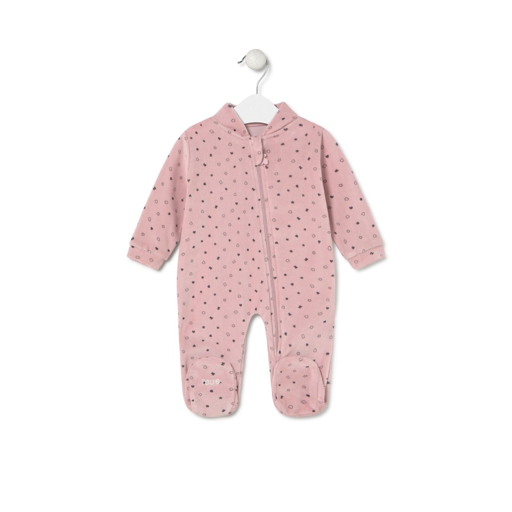 Baby pyjamas in Mini pink