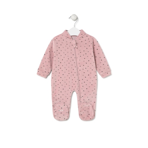 Baby pyjamas in Mini pink