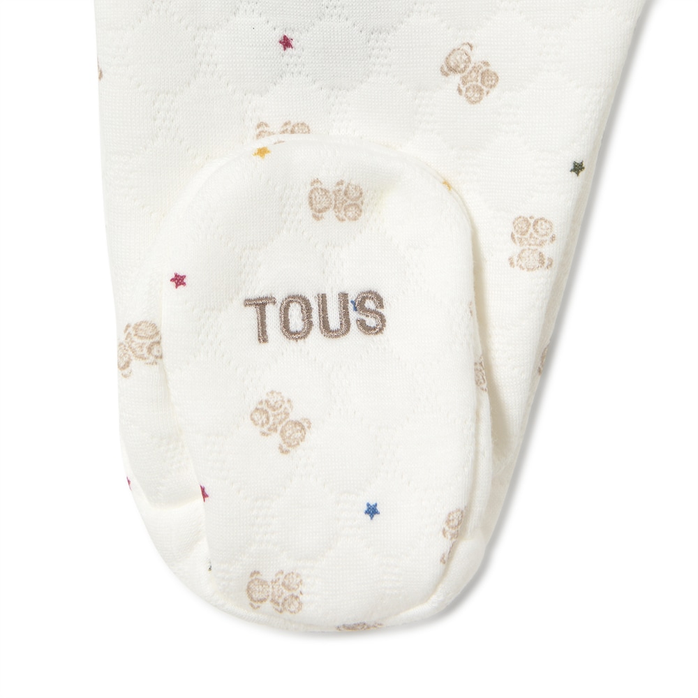 Pijama d'una pe&ccedil;a sense peus Cosmic cru