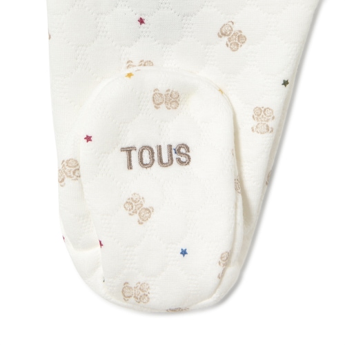 Pelele sin pies de bebé Cosmic crudo