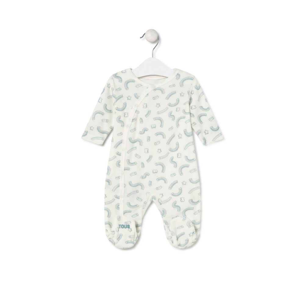 Baby playsuit in Arc mist