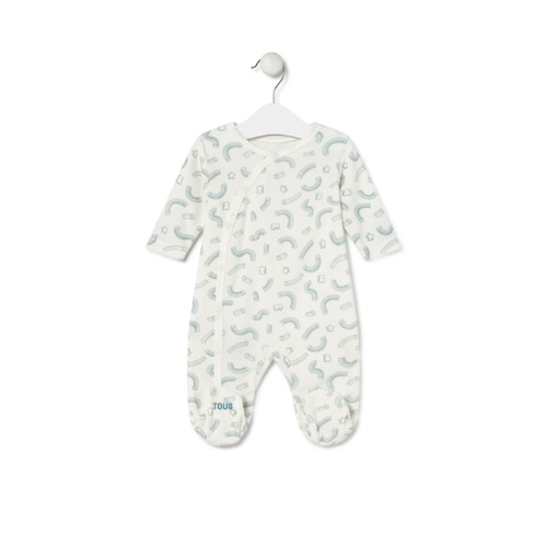 Baby playsuit in Arc mist