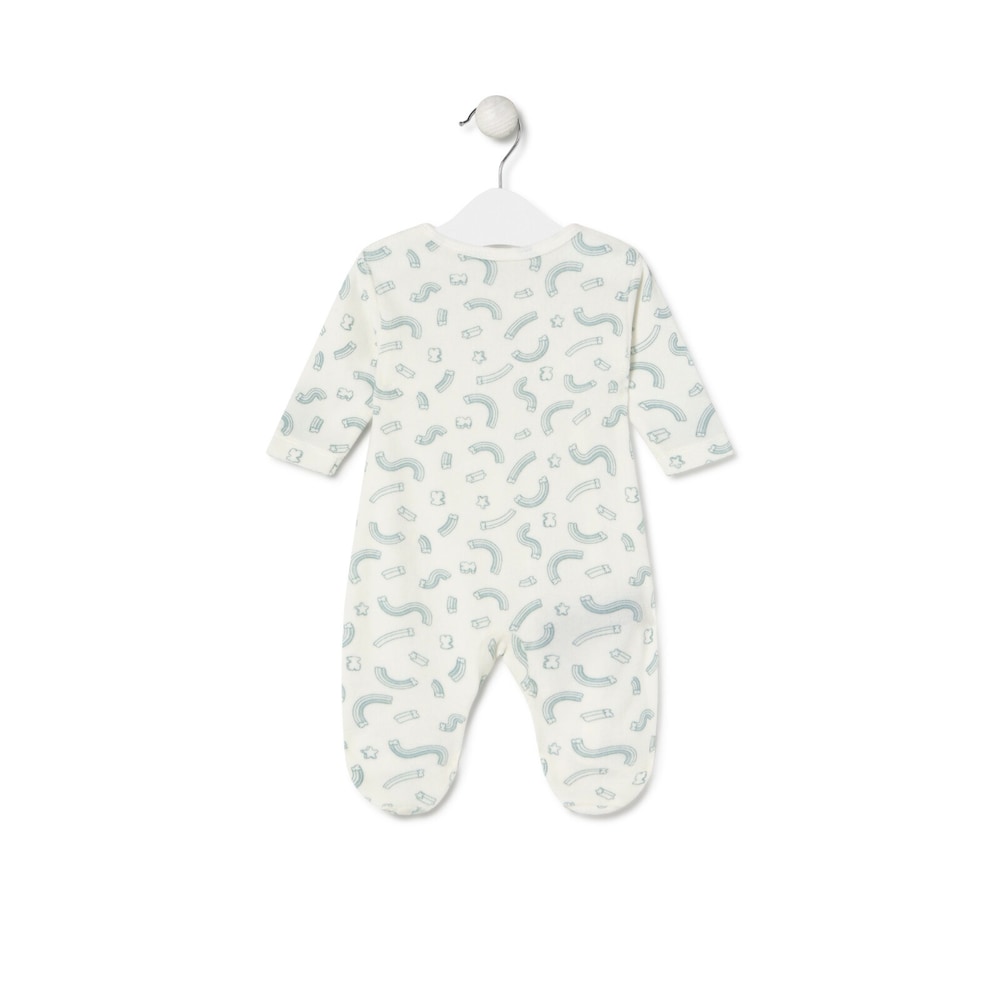 Baby playsuit in Arc mist