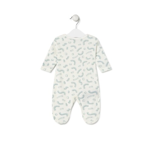 Baby playsuit in Arc mist