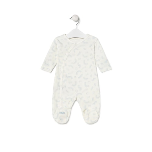 Baby playsuit in Arc sky blue