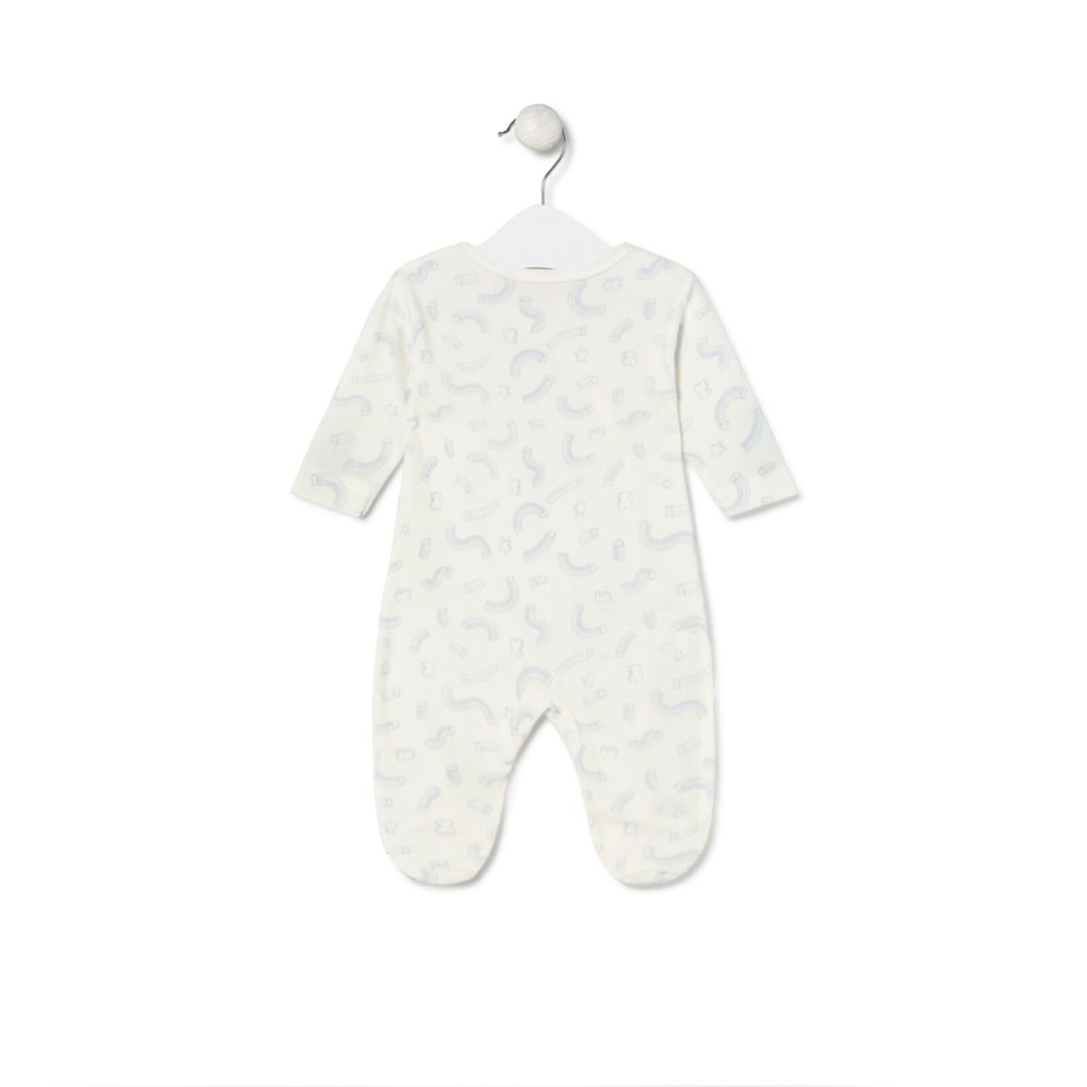Baby playsuit in Arc sky blue