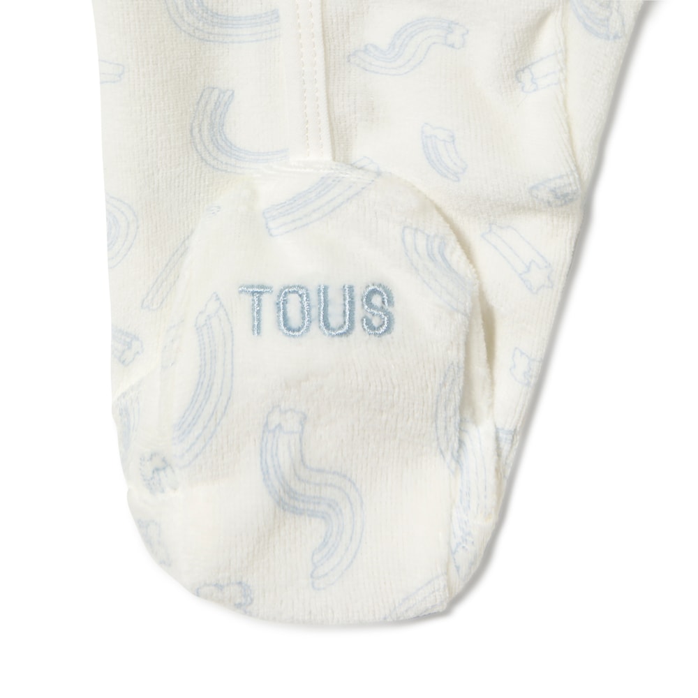 Baby playsuit in Arc sky blue