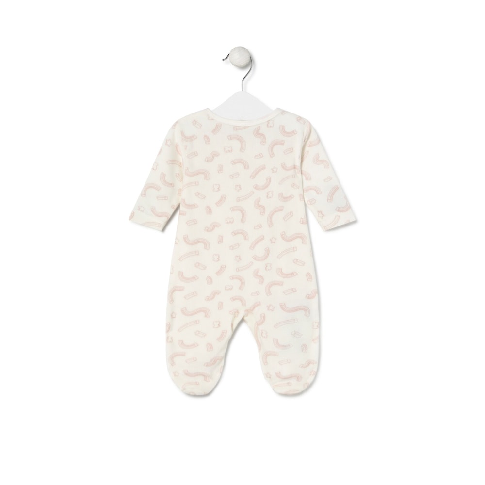 Pijama d'una pe&ccedil;a Arc rosa