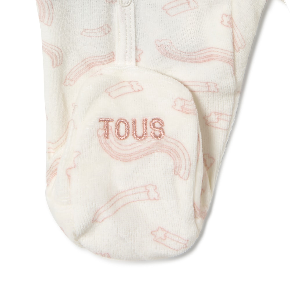 Pijama d'una pe&ccedil;a Arc rosa