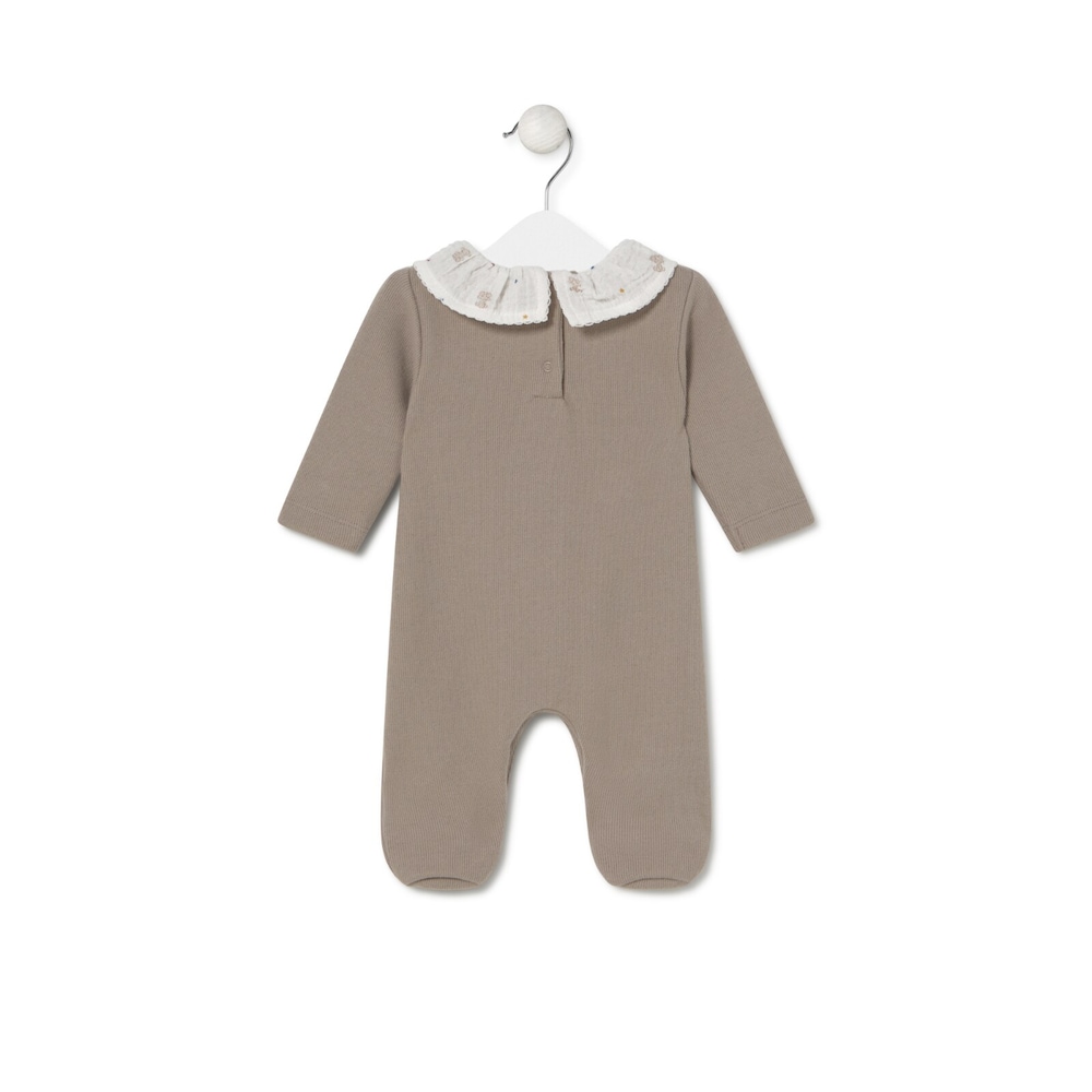Baby playsuit in Cosmic beige