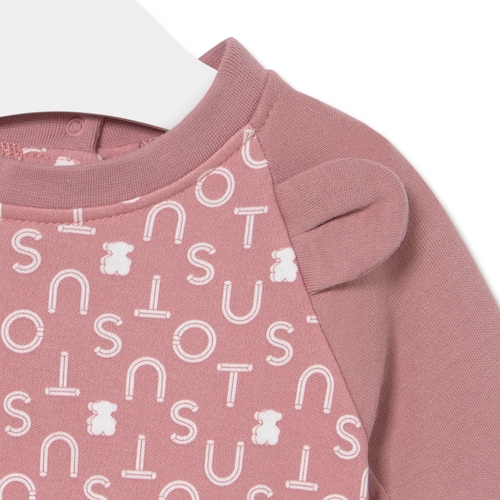 Pelele de bebé Soft rosa