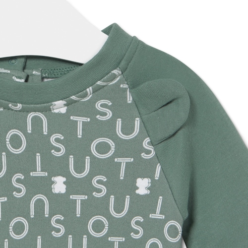 Pelele de bebé Soft verde