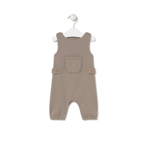 Baby playsuit in Cosmic beige